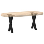2 db fekete, X alakú acél dohányzóasztal láb 28 x (42-43) cm 8