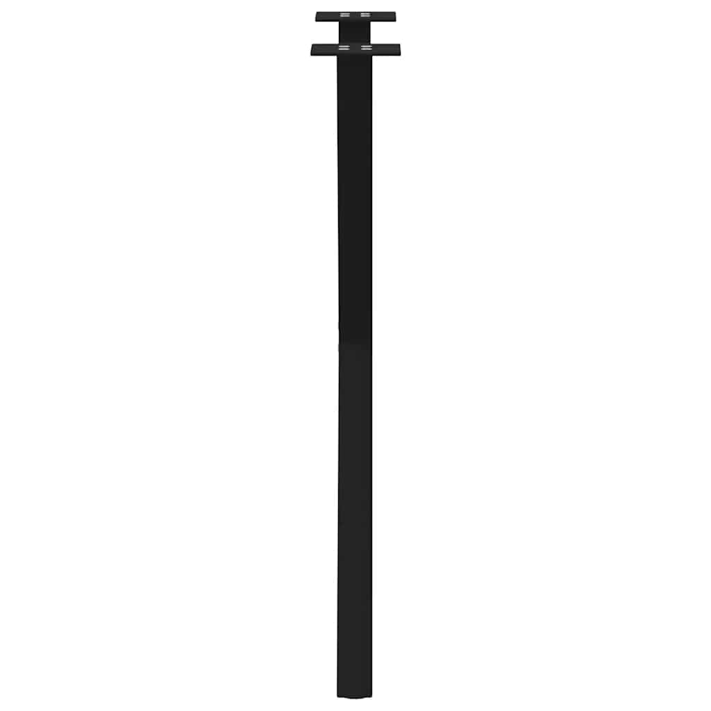 2 db X alakú étkezőasztal láb fekete acél 57 x (72-73) cm 6