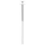 2 db X alakú étkezőasztal láb fehér 70 x (72-73) cm acél étkezőasztal láb 6