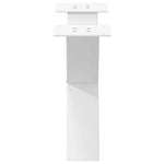 2 db fehér, X alakú acél dohányzóasztal láb 50 x (30-31) cm 6
