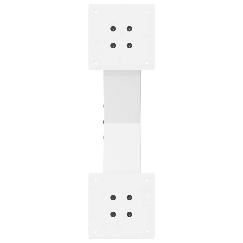 2 db fehér, X alakú acél dohányzóasztal láb 50 x (30-31) cm 7