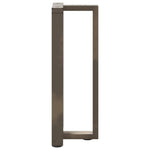2 db fekete, T-alakú acél konzolasztal láb 25x28x(72-73) cm 5