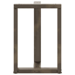 2 db fekete, T-alakú acél étkezőasztal láb 60x35x(72-73) cm 6