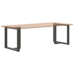 2 db antracitszürke, T-alakú acél étkezőasztal láb 80x35x(72-73) cm 8