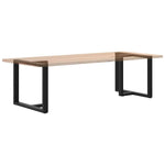 2 db T-alakú étkezőasztal láb fekete 100x35x(72-73) cm acél étkezőasztal 8