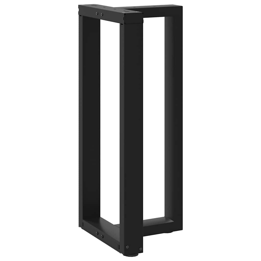 2 db fekete, T-alakú acél bárasztalláb 50x35x(90-91) cm 4