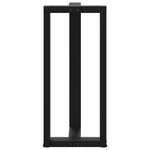 2 db fekete, T-alakú acél bárasztalláb 50x35x(90-91) cm 6