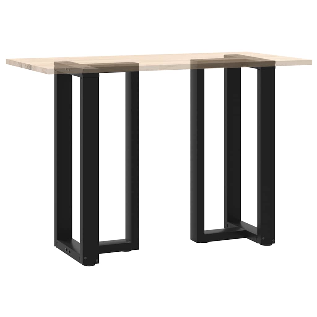 2 db fekete, T-alakú acél bárasztalláb 50x35x(90-91) cm 8