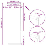 Redőny Blackout 50x150 cm szövetszélesség 45,7 cm poliészter 18