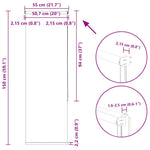 Redőny Blackout 55x150 cm szövetszélesség 50,7 cm poliészter 18
