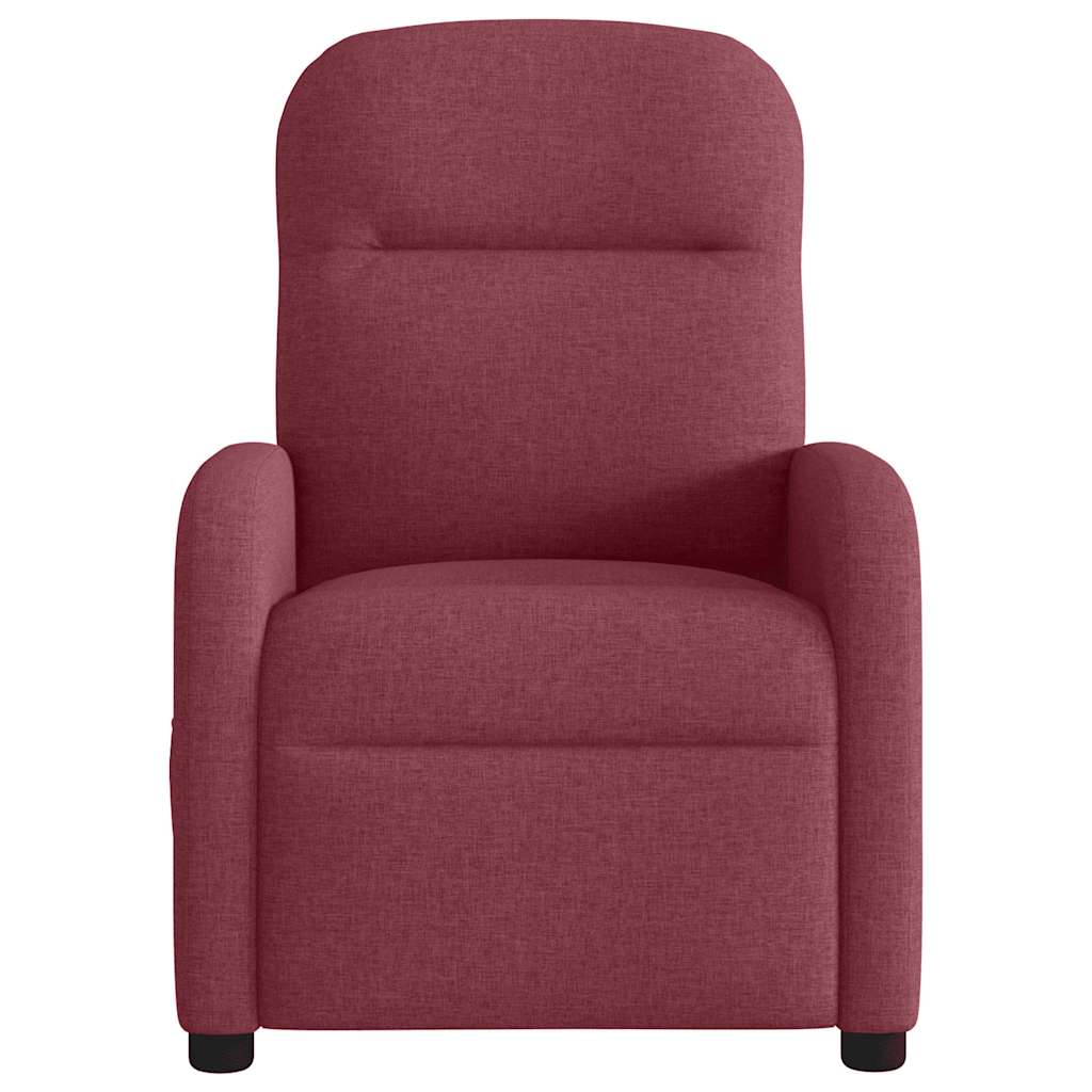 Bordó dönthető szövet fotel 3