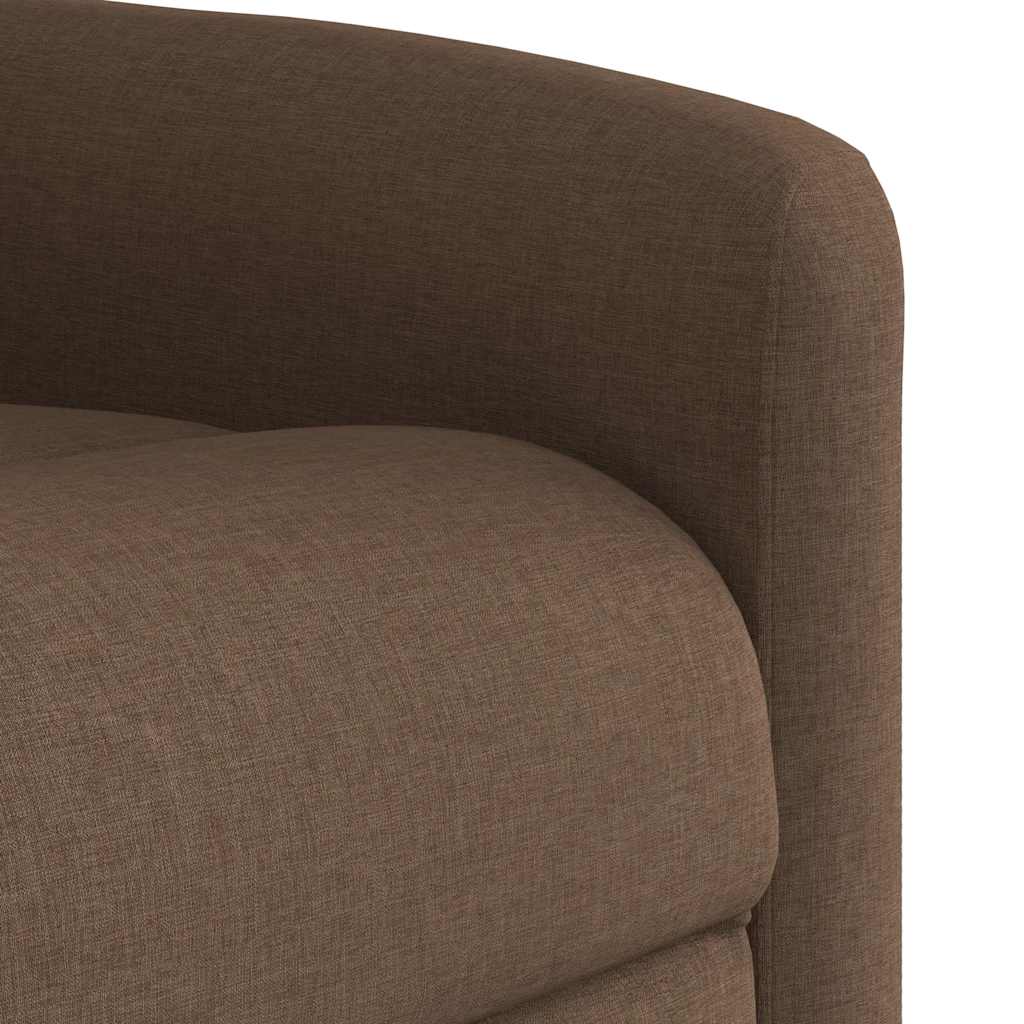 Barna szövet dönthető masszázsfotel 9