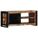 TV szekrény 80x30x35 cm tömörfa, újrahasznosított fa 12