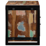 TV szekrény 80x30x35 cm tömörfa, újrahasznosított fa 4