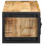 TV szekrény 100x30x25 cm tömör durva fa Mango 6