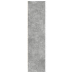 Betonszürke szerelt fa ruhásszekrény 30 x 50 x 200 cm 5