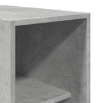 Betonszürke szerelt fa ruhásszekrény 30 x 50 x 200 cm 7