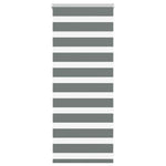 Zebrafüggönnyel sötét szürke szövetszélesség 60,9 cm poliészter
