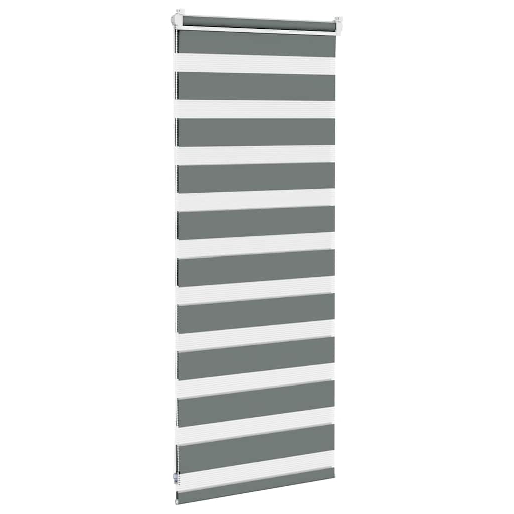 Zebrafüggönnyel sötét szürke szövetszélesség 60,9 cm poliészter 4