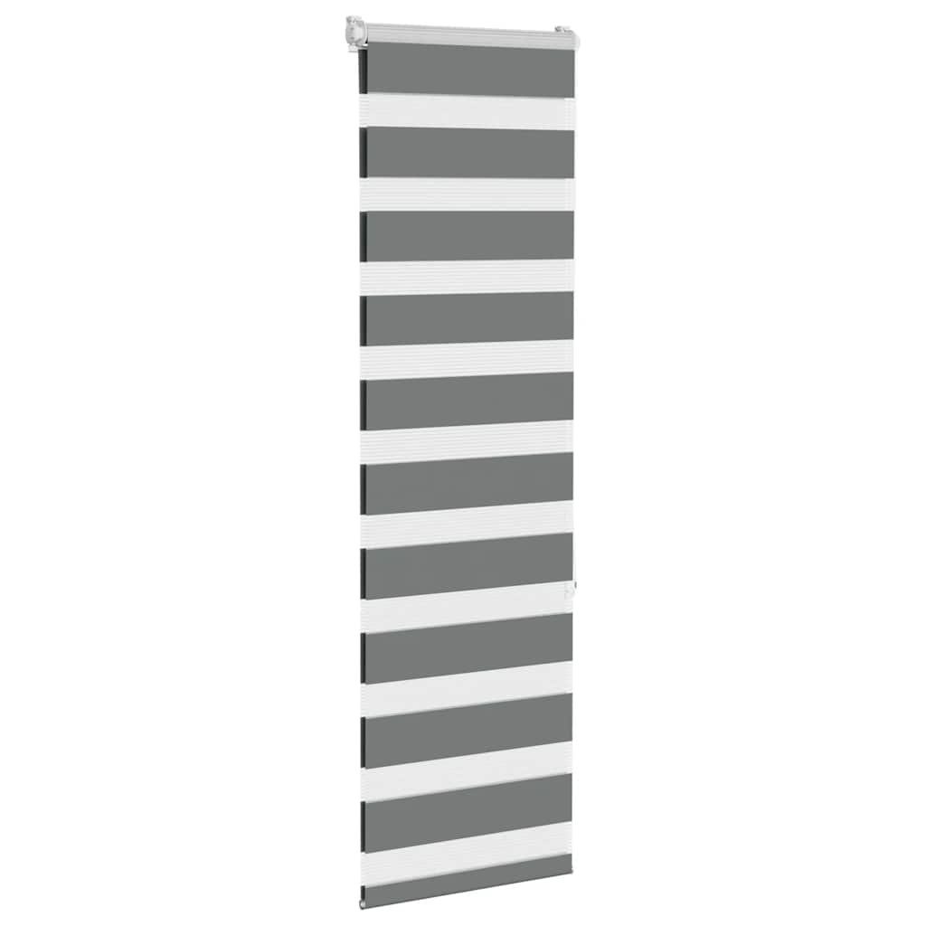 Zebrafüggönnyel sötét szürke szövetszélesség 45,9 cm poliészter 3