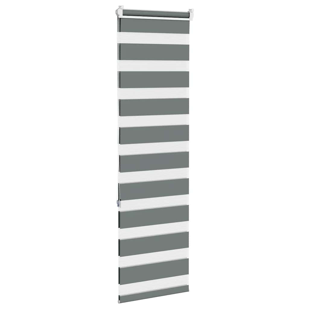 Zebrafüggönnyel sötét szürke szövetszélesség 45,9 cm poliészter 4