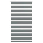 Zebrafüggönnyel sötét szürke szövetszélesség 80,9 cm poliészter