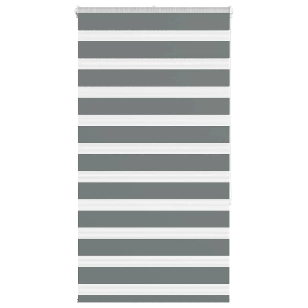 Zebrafüggönnyel sötét szürke szövetszélesség 80,9 cm poliészter