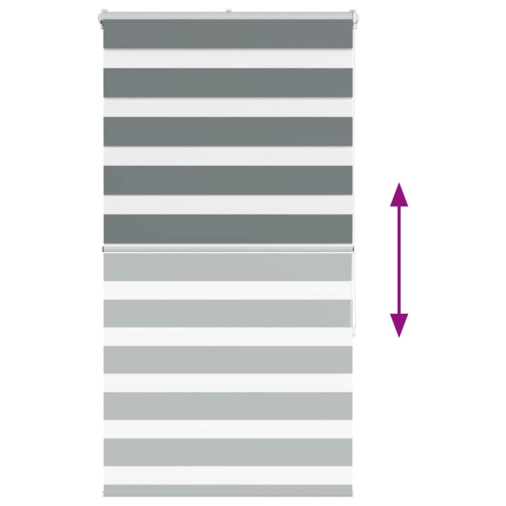 Zebrafüggönnyel sötét szürke szövetszélesség 80,9 cm poliészter 5
