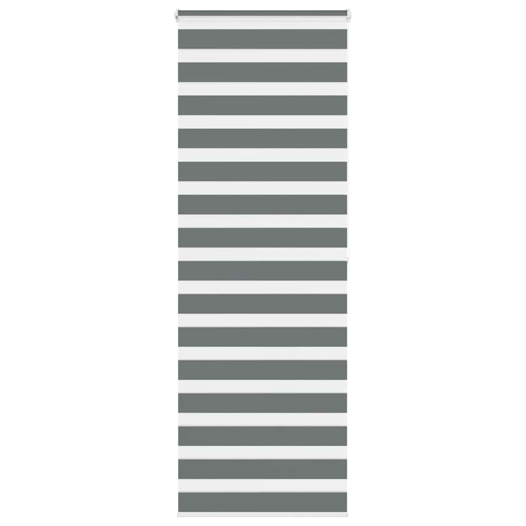 Zebrafüggönnyel sötét szürke szövetszélesség 80,9 cm poliészter