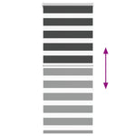 Zebrafüggönnyel fekete szövetszélesség 55,9 cm poliészter 5