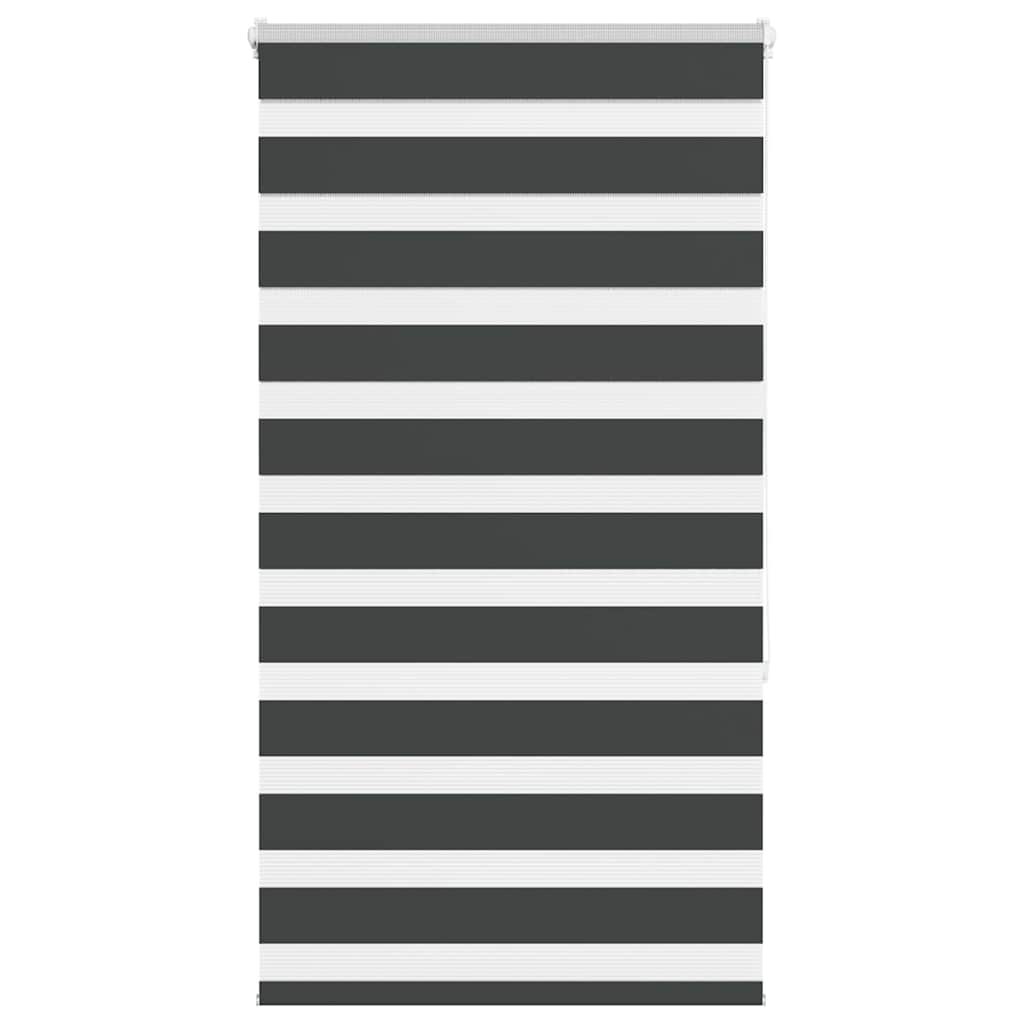 Zebrafüggönnyel fekete szövetszélesség 75,9 cm poliészter