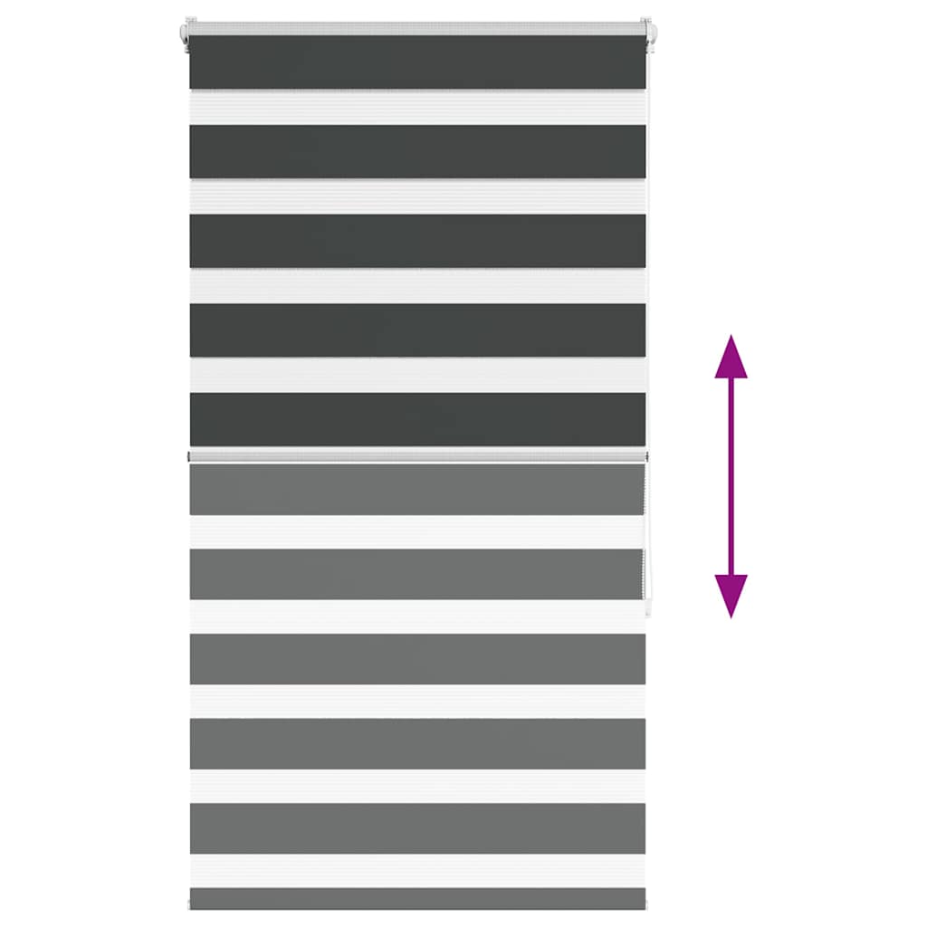 Zebrafüggönnyel fekete szövetszélesség 75,9 cm poliészter 5