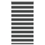 Zebrafüggönnyel fekete szövetszélesség 85,9 cm poliészter