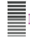 Zebrafüggönnyel fekete szövetszélesség 85,9 cm poliészter 5