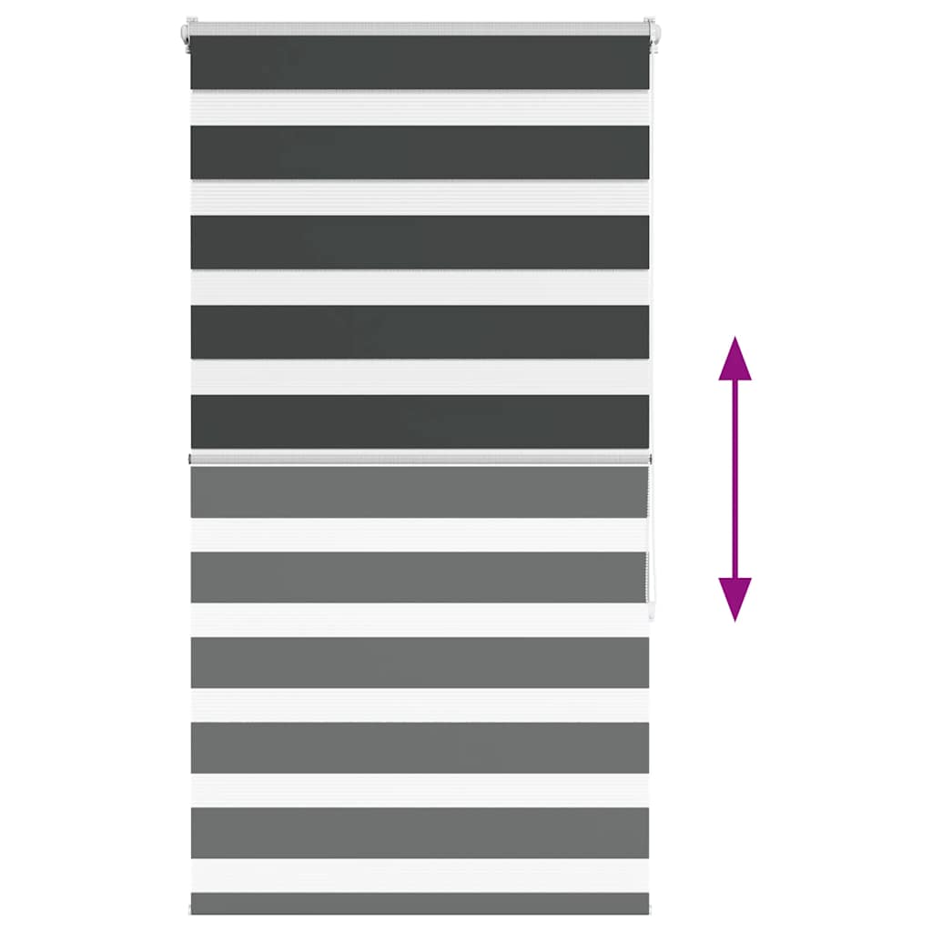 Zebrafüggönnyel fekete szövetszélesség 85,9 cm poliészter 5