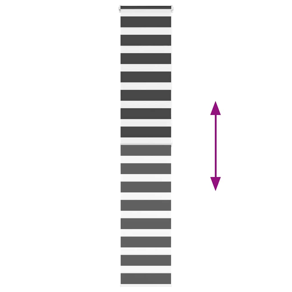 Zebrafüggönnyel fekete szövetszélesség 40,9 cm poliészter 5