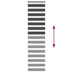 Zebrafüggönnyel fekete szövetszélesség 50,9 cm poliészter 5