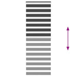 Zebrafüggönnyel fekete szövetszélesség 85,9 cm poliészter 5