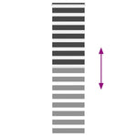 Zebrafüggönnyel fekete szövetszélesség 50,9 cm poliészter 5