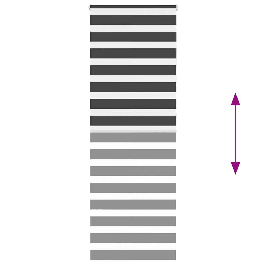 Zebrafüggönnyel fekete szövetszélesség 80,9 cm poliészter 5