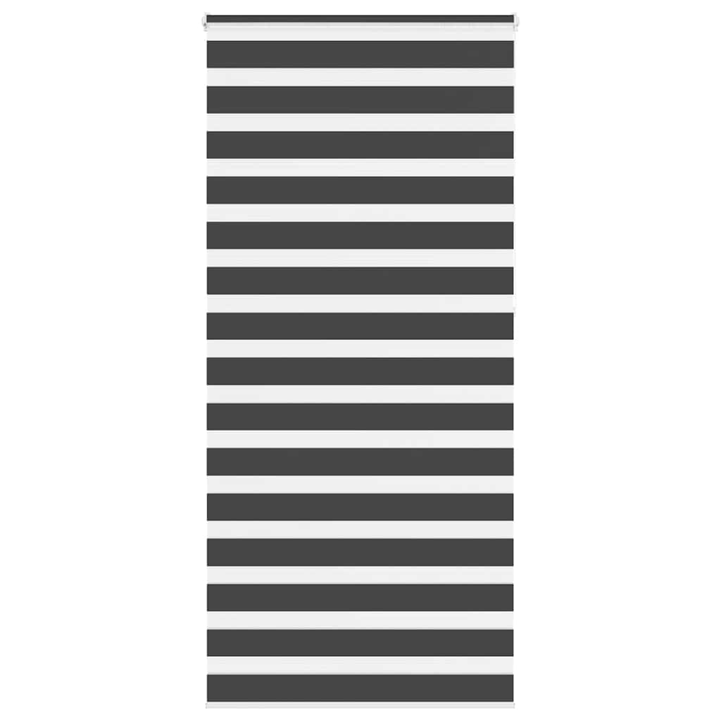 Zebrafüggönnyel fekete szövetszélesség 90,9 cm poliészter