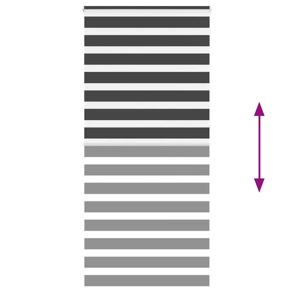 Zebrafüggönnyel fekete szövetszélesség 90,9 cm poliészter 5