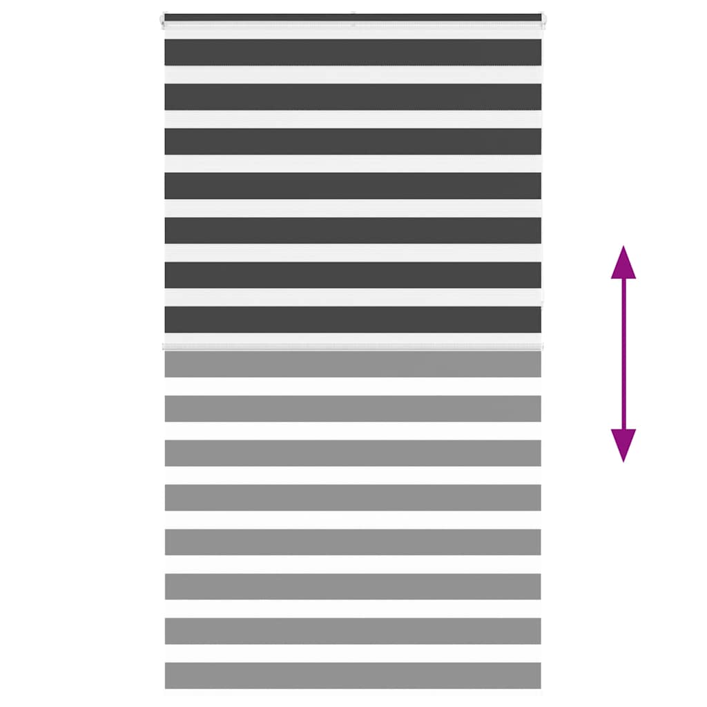 Zebrafüggönnyel fekete szövetszélesség 120,9 cm poliészter 5