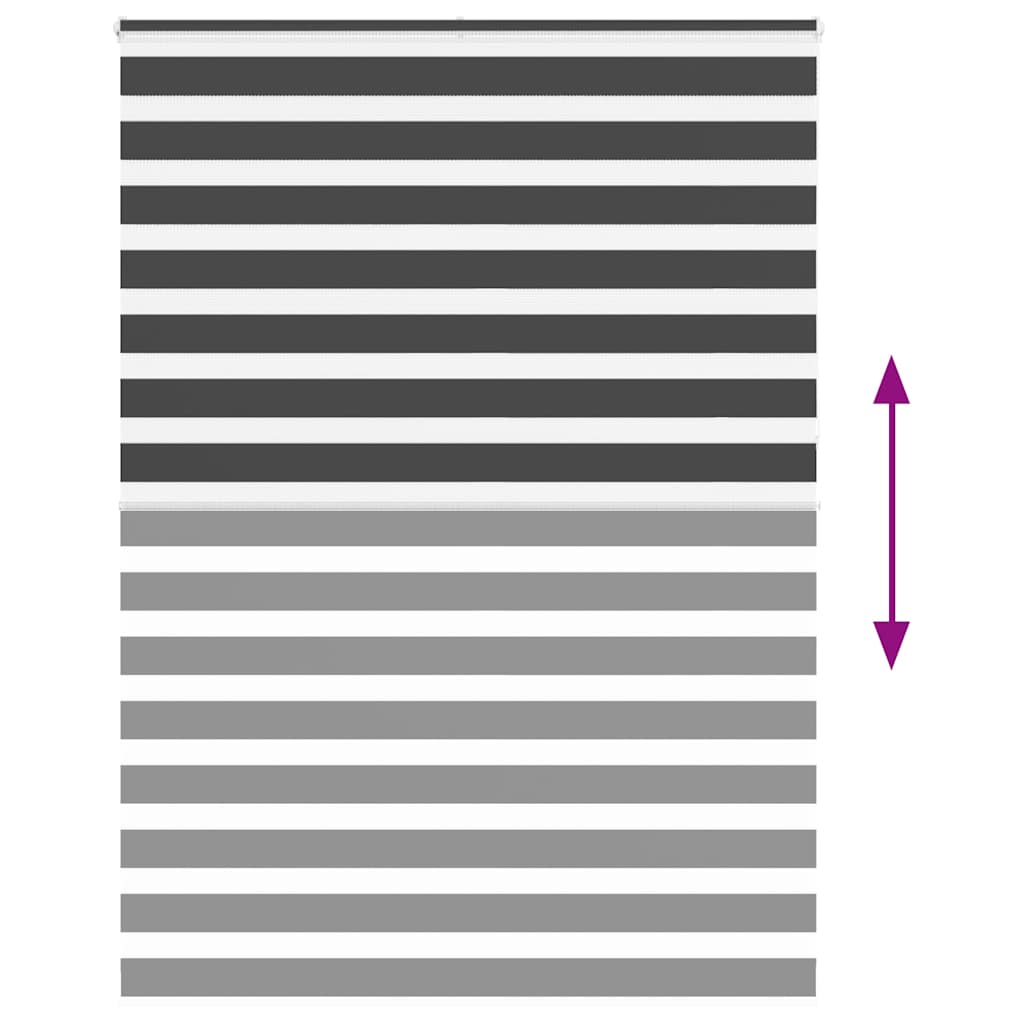 Zebrafüggönnyel fekete szövetszélesség 155,9 cm poliészter 5