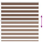 Zebrafüggönnyel barna szövetszélesség 140,9 cm poliészter 5