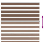 Zebrafüggönnyel barna szövetszélesség 140,9 cm poliészter 5