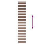 Zebrafüggönnyel barna szövetszélesség 45,9 cm poliészter 5