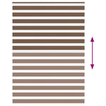 Zebrafüggönnyel barna szövetszélesség 150,9 cm poliészter 5