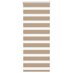 Zebrafüggönnyel homokbarna szövetszélesség 60,9 cm poliészter