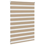 Zebrafüggönnyel homokbarna szövetszélesség 105,9 cm poliészter 4